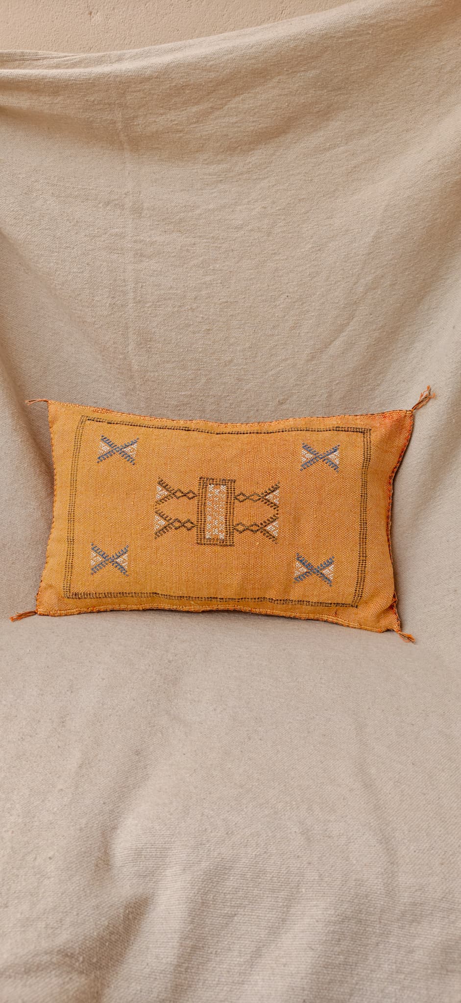Sabra Lumbar Cushion - Ochre